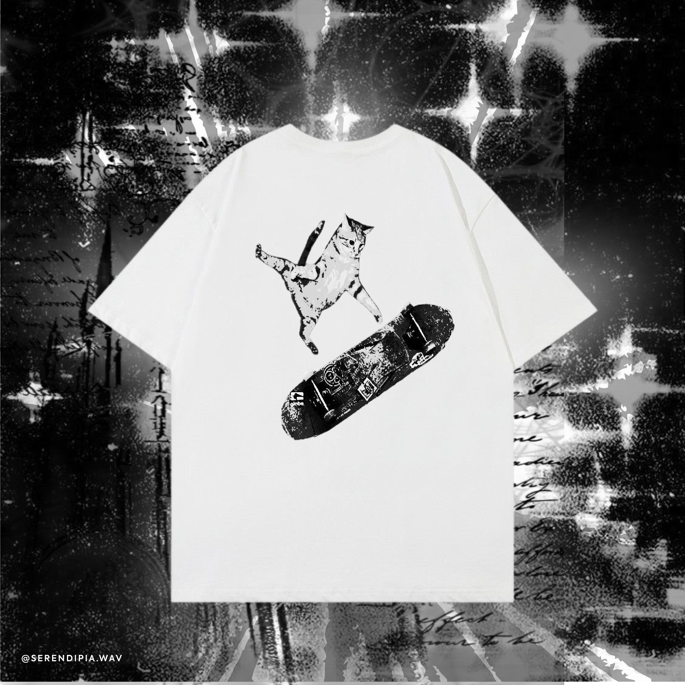 Camiseta Oversize Kickflip Kitty