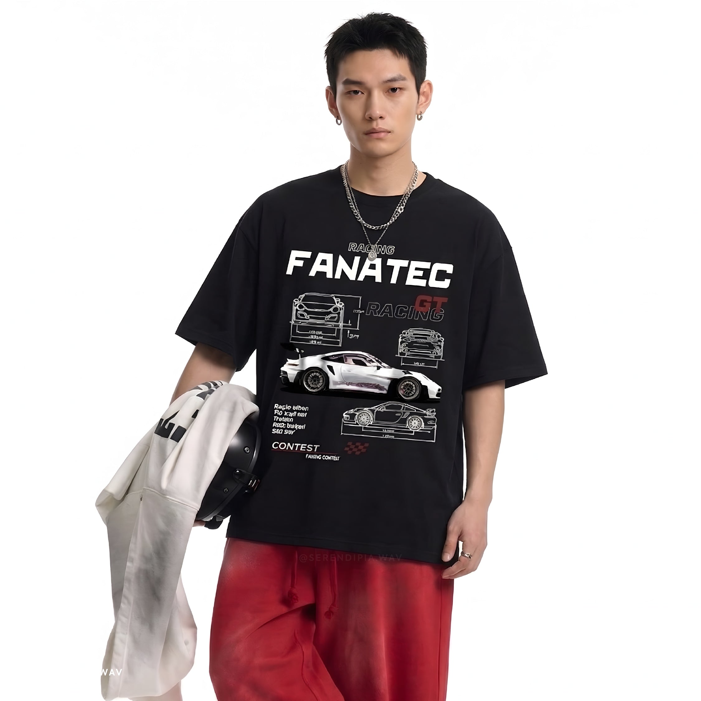 Camisa Oversize Racing Fanatec